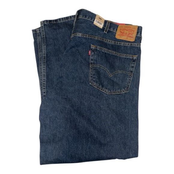 Nwt Levis 550 Big  Tall Relaxed Blue Jeans Mens 46x32 Brand New